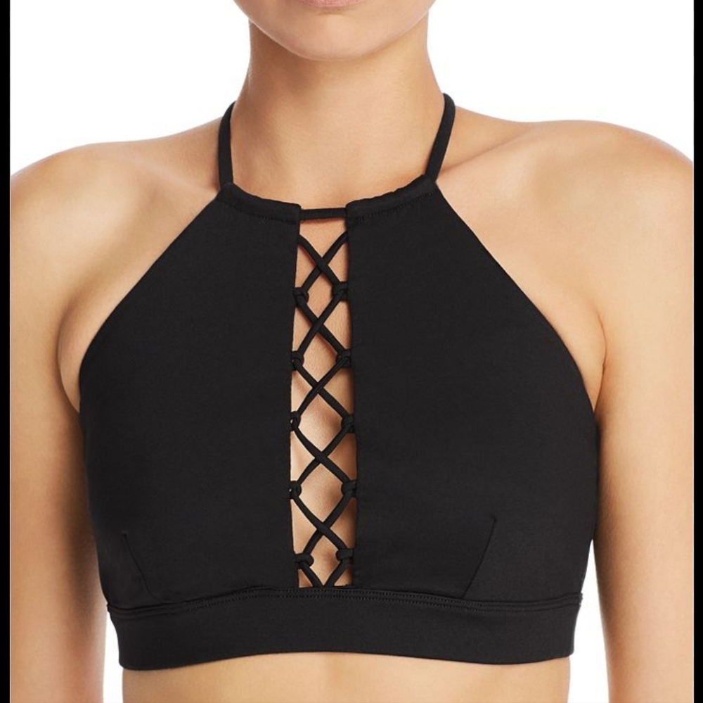 Alo yoga Starlet lace up sports bra